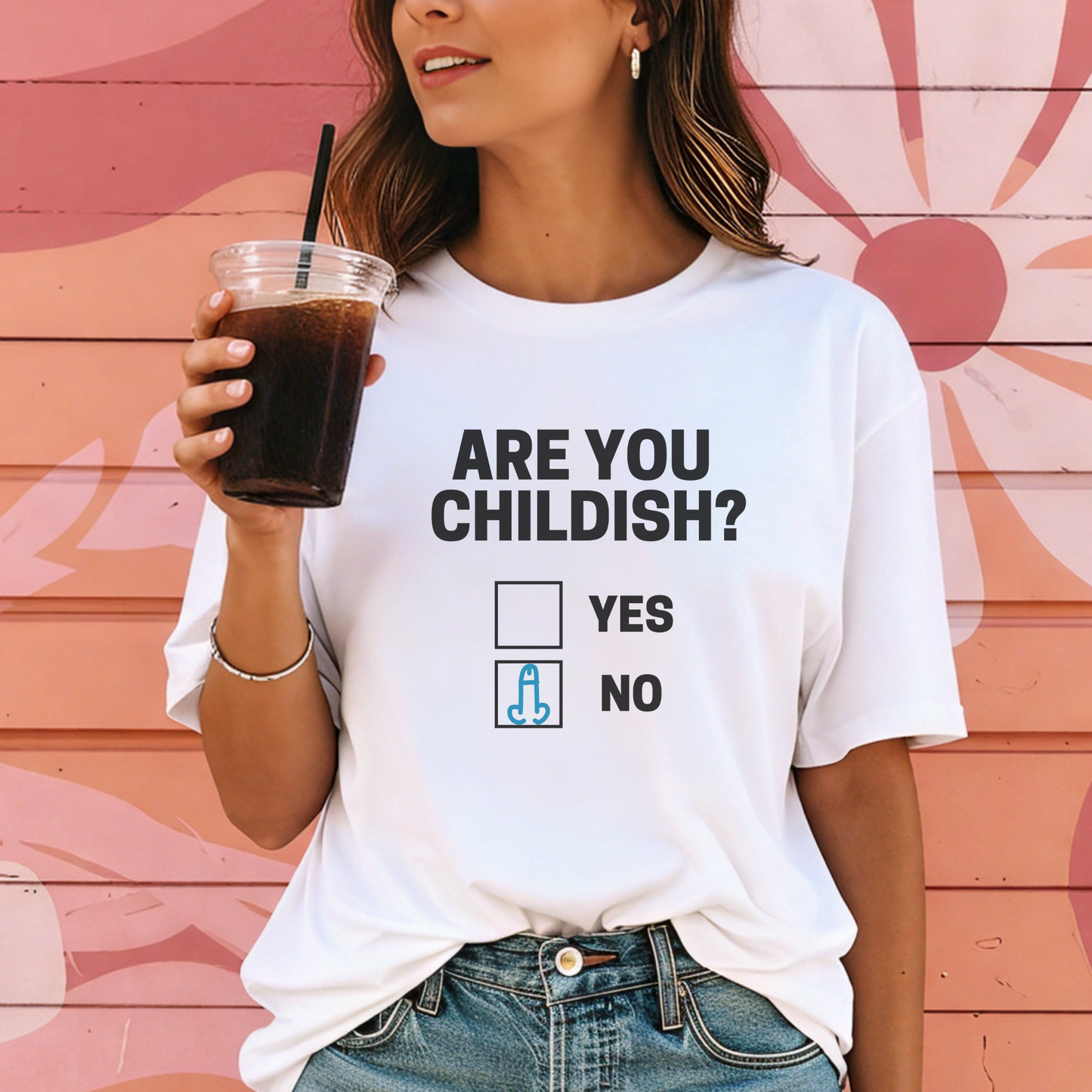 Are You Childish Tee – Funny Immature Humor Shirt for Adults