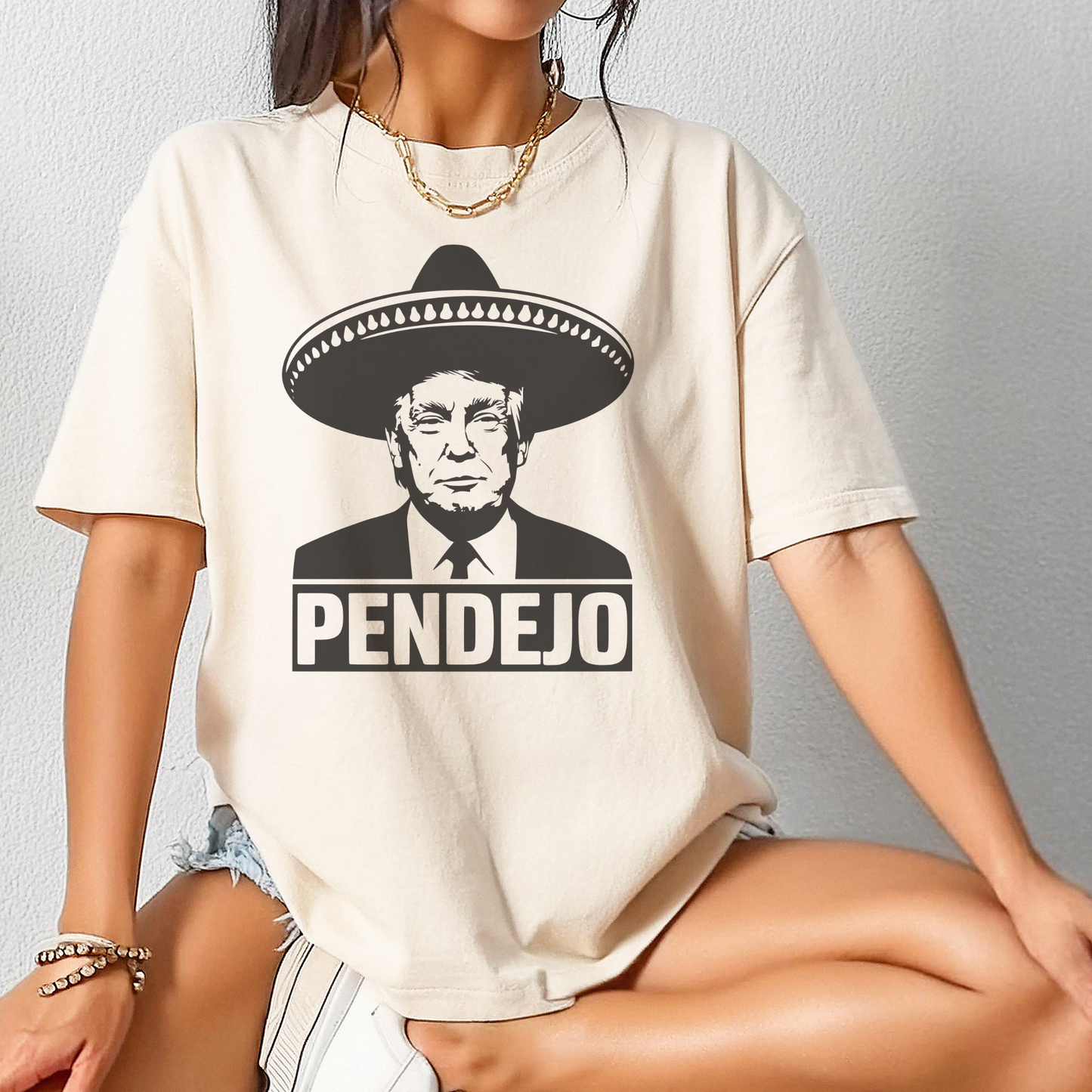 Pendejo Trump Shirt – Anti-Trump Satire Tee in Spanish | Comfort Colors Political Shirt