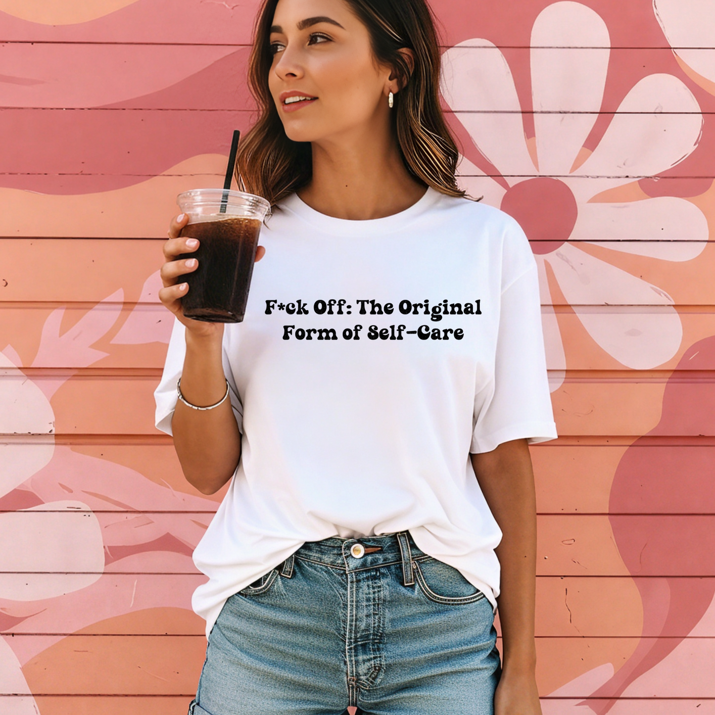 F*ck Off Self Care Tee – Funny Comfort Colors Graphic Shirt for Mental Health Boundaries & Bold Women