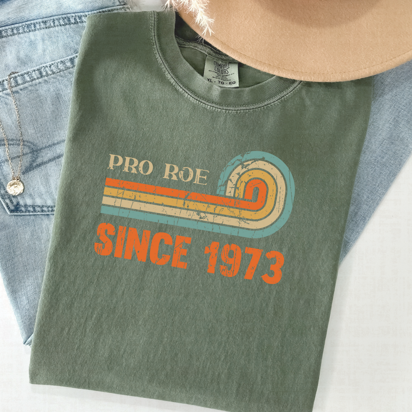 Pro Roe Since 1973 Shirt – Retro Reproductive Rights Tee | Comfort Colors