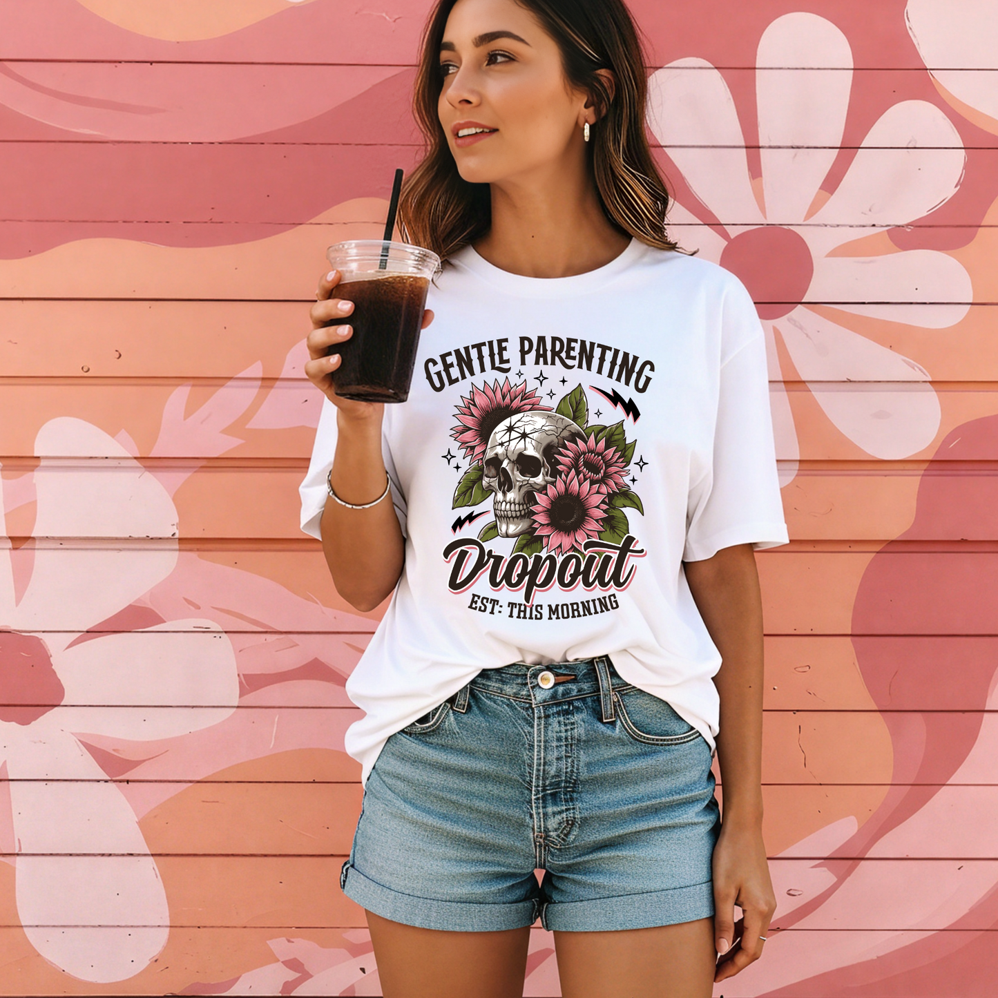 Gentle Parenting Dropout Shirt – Funny Tired Mom Tee | Comfort Colors