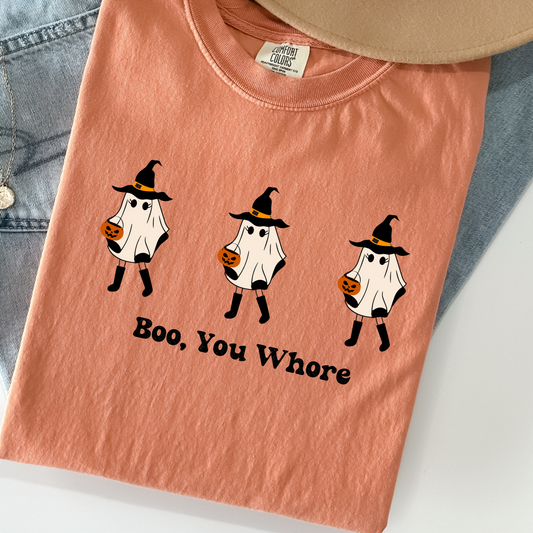 Boo Whore | Funny Halloween Shirt, Sweatshirt, or Hoodie