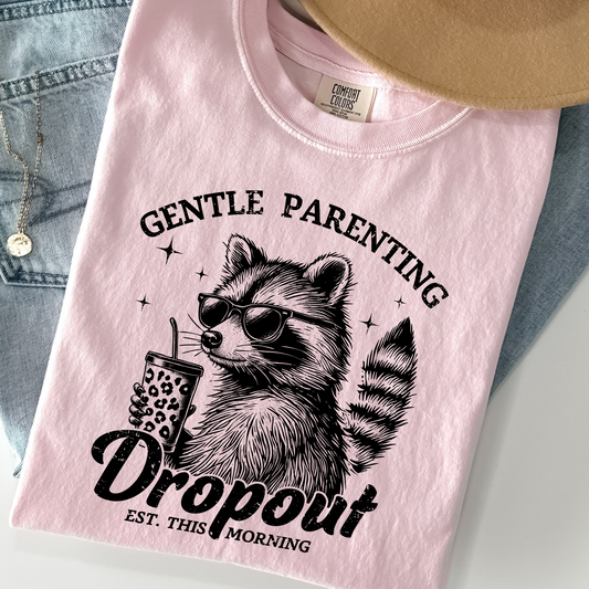 I’m Not Just a Mom Tee – Comfort Colors Funny Raccoon Shirt