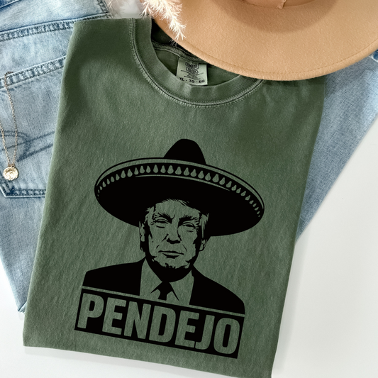 Pendejo Trump Shirt – Anti-Trump Satire Tee in Spanish | Comfort Colors Political Shirt